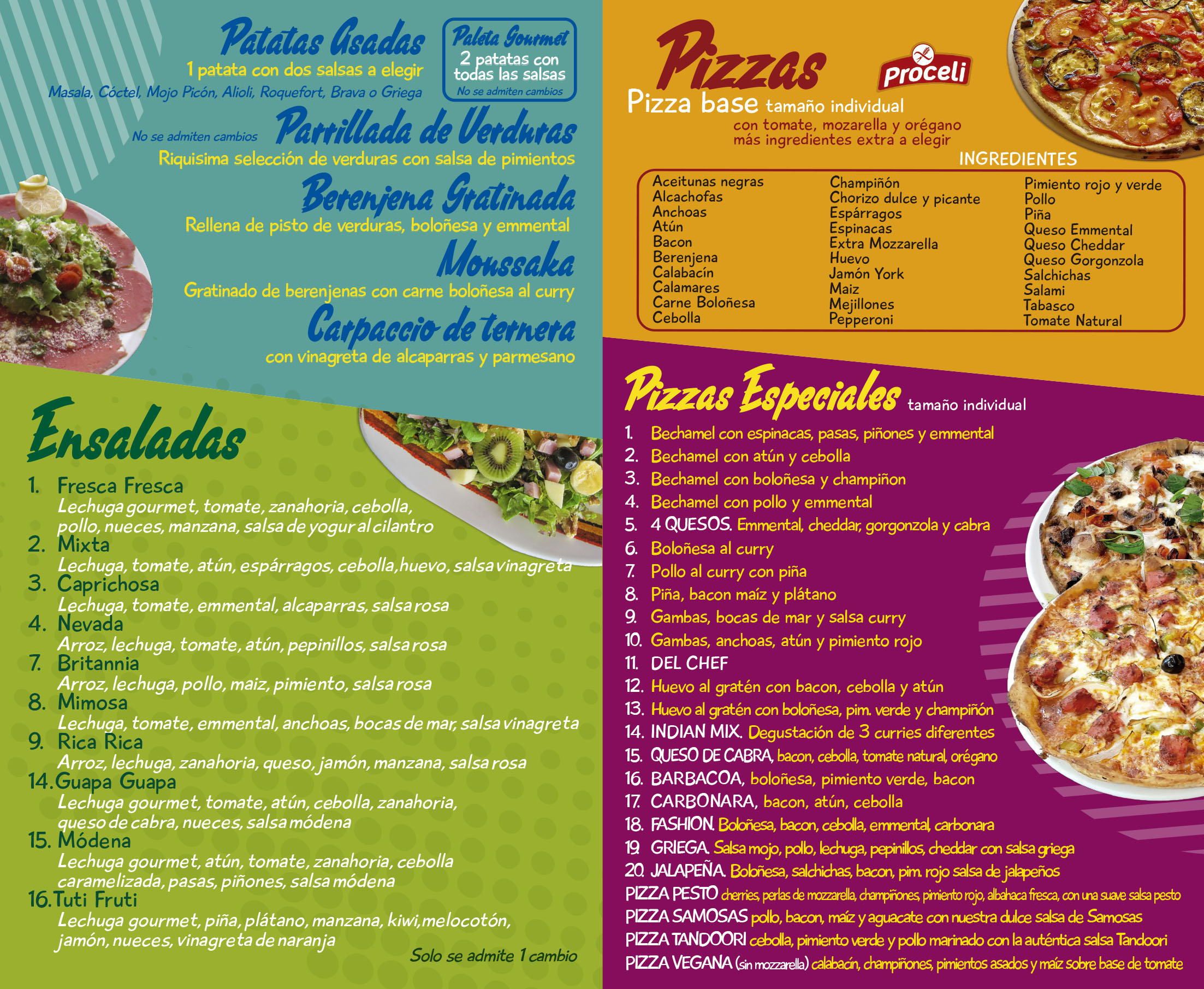 CARTA SIN GLUTEN-