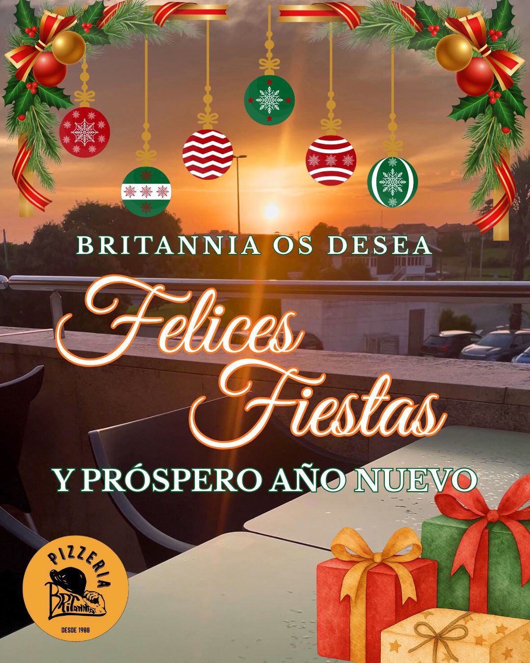 FELICES FIESTAS Y PROSPERO AÑO 2026